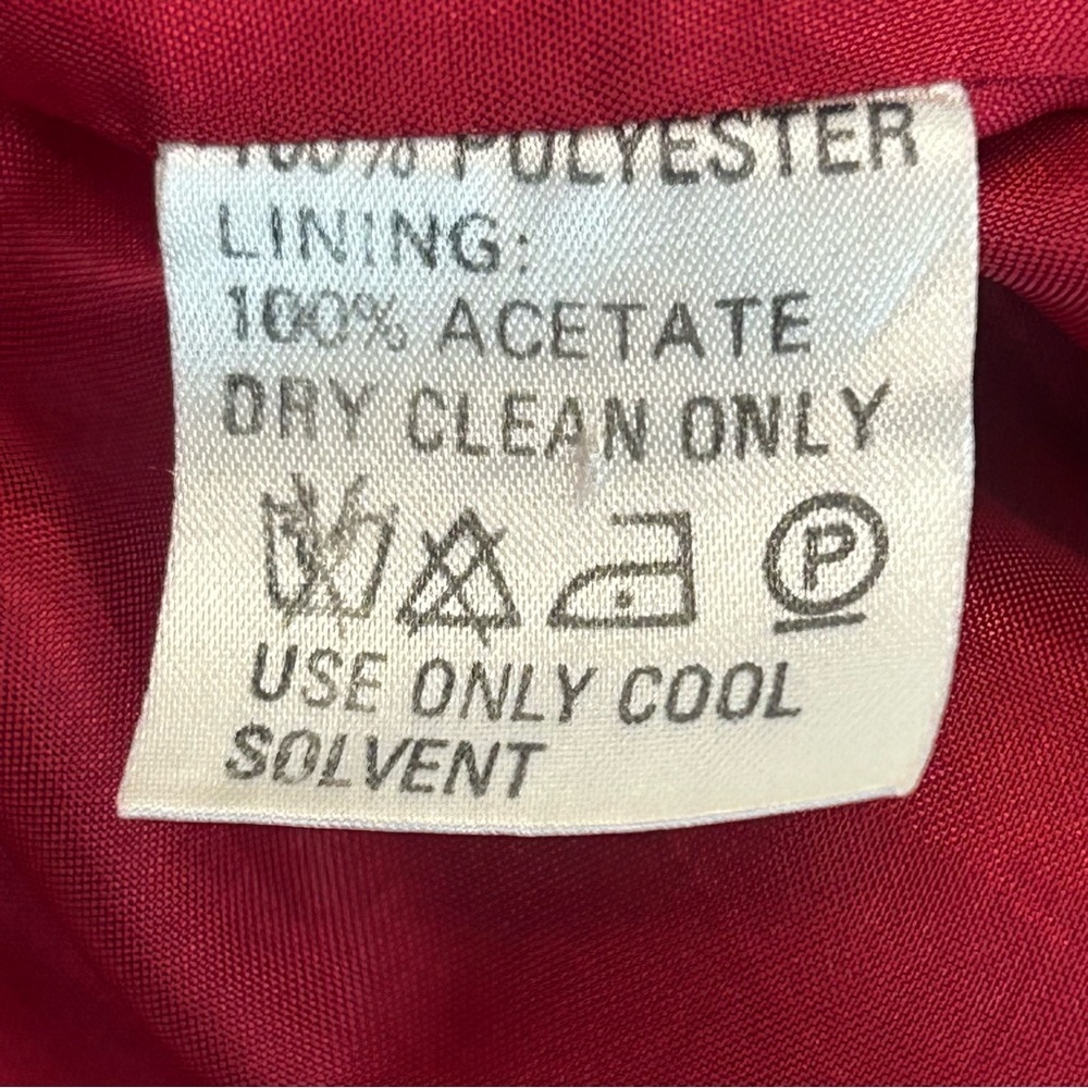 Red Tailored Fitted Structured Cinched Waist Blaz… - image 6